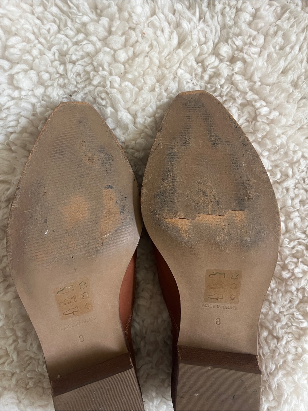 Madewell Classic Pointed-Toe Slip-On Booties in Brown 8 - Picture 5 of 6
